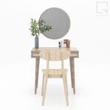 Gương trang điểm tròn treo tường - D005 Sakura|Molago