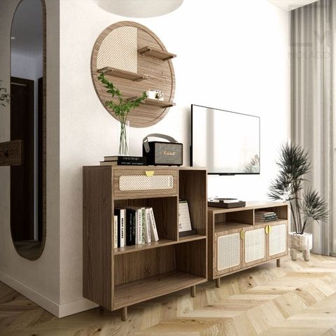 Tủ kệ sách/Kệ vật dụng trang trí - K003 Sakura|Molago