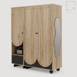 Trọn bộ phòng ngủ đôi 1m6/1m8 - 7 món-Rattan|Molago
