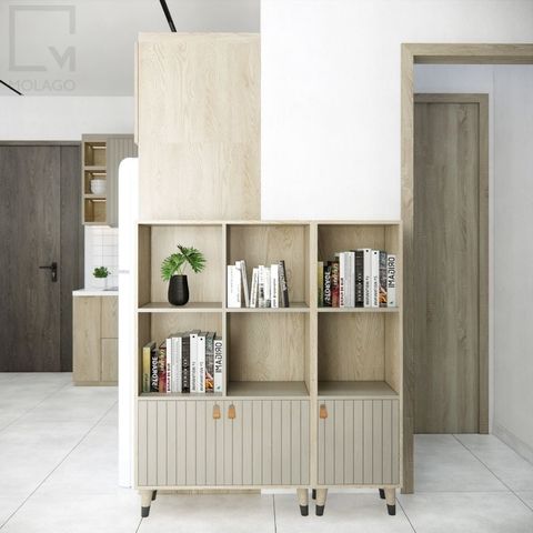 Bộ tủ/kệ vật dụng, trang trí 2 món - CB008 Silvan|Molago