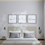 Bộ 3 tranh trang trí/tranh treo tường-D003 Silvan|Molago