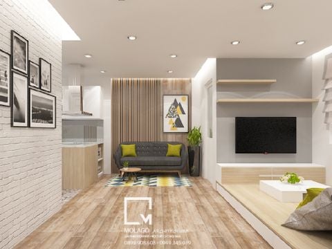 Thiết kế nội thất căn hộ chung cư – Chị Thủy