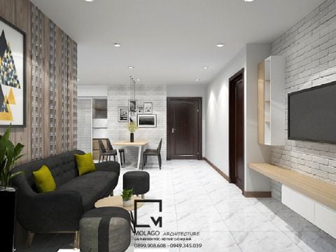 Thiết kế nội thất căn hộ Central 3 – Anh Thiệp