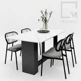 Bộ bàn ghế ăn nhiều kích thước Miniwa|Molago