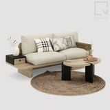 Bộ Sofa phòng khách 2 Món - CB003 Rattan|Molago