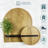 Kệ treo tường trang trí, kệ gỗ đa năng DA|Molago