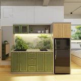 Trọn bộ tủ/kệ bếp gỗ Neo.chic|Molago