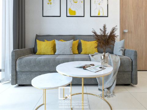 Thiết kế nội thất chung cư Diamond Lotus - Chị Tuyền