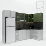 Trọn bộ tủ/kệ bếp gỗ Neo.chic|Molago