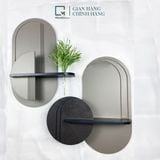 Kệ gỗ treo tường trang trí EA-X|Molago