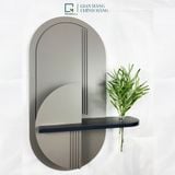 Kệ gỗ treo tường trang trí EA-X|Molago