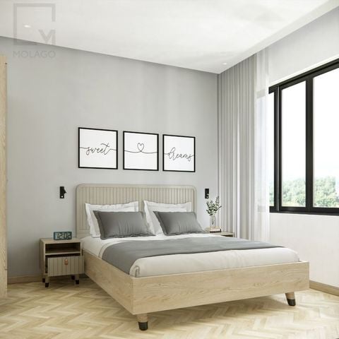 Giường ngủ đơn/đôi 1m2-1m8 - Silvan|Molago