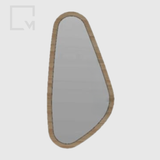 Gương soi toàn thân treo tường - D001 Miniwa|Molago