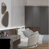 Gương trang điểm treo tường hình sỏi - D008 Miniwa|Molago
