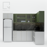 Trọn bộ tủ/kệ bếp gỗ Neo.chic|Molago