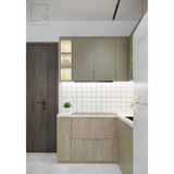 Trọn bộ hệ tủ/kệ bếp gỗ - Silvan|Molago