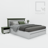 Bộ giường ngủ đơn/đôi 1m2-1m8 - Neo.chic|Molago