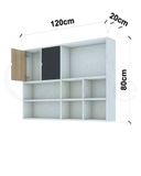 KỆ SÁCH S1BRC - 02