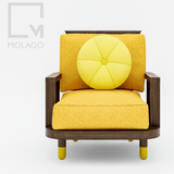 Ghế Sofa đơn - C002 Heaven's Gate|Molago