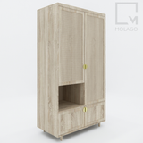 Bộ tủ kệ quần áo 3 Món - CB017 Sakura| Molago