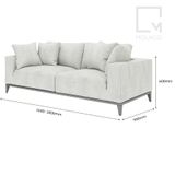 Ghế Sofa băng 2 kích thước 1m6/1m8 - Miniwa|Molago