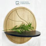 Kệ gỗ treo tường trang trí đa năng TB-V| Molago