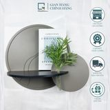 Kệ gỗ trang trí/kệ dán tường TB-X|Molago