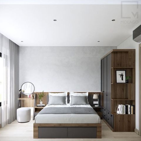 Trọn bộ phòng ngủ đôi - 10 Món Miniwa|Molago