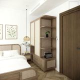 Bộ tủ kệ quần áo 2 Món - CB016 Sakura|Molago