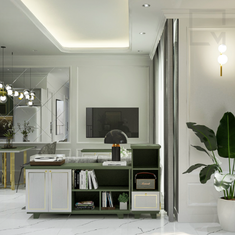 Bộ tủ/kệ ti vi trang trí - 2 món CB001 Neo.chic|Molago
