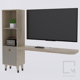 Bộ tủ/kệ tivi 2 món - CB009 Silvan|Molago