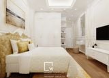 Thiết kế nội thất tân cổ điển nhà anh Hiếu – Q.10