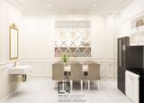 Thiết kế nội thất tân cổ điển nhà anh Hiếu – Q.10