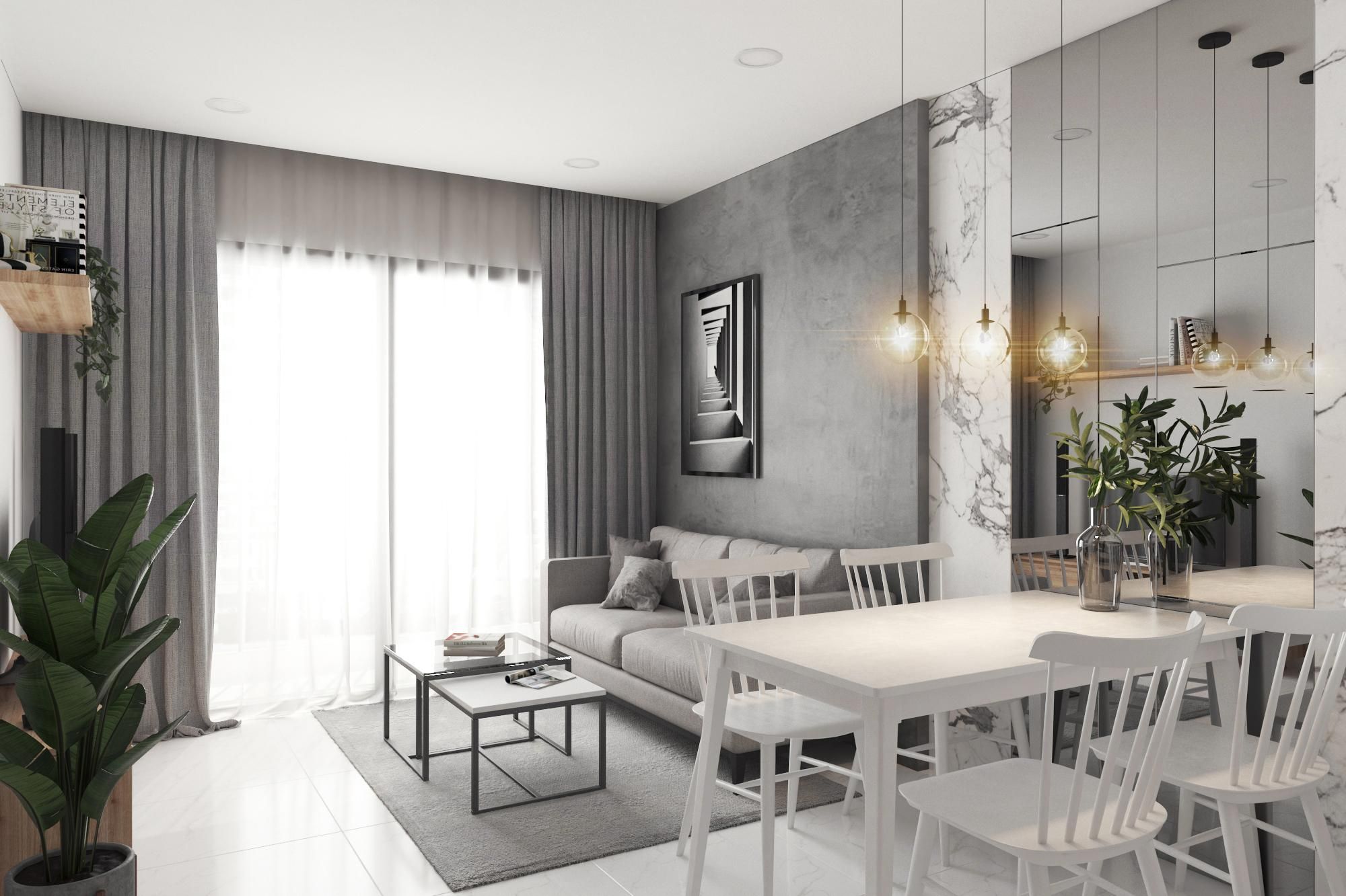  NỘI THẤT CĂN HỘ 1PN VINHOMES GRAND PARK 