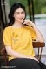 Áo boil vàng thêu hoa chân SM509