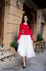 Vest tafta đỏ AV202