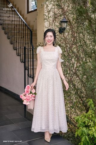 Đầm tơ nhật hạ DL967