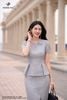 Áo peplum ghi tết cổ SM811