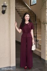 Quần suông đỏ rượu QD77