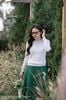 Zuýp xanh lục bảo ly hông CV365