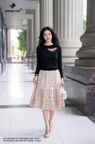Zuýp kim sa be phối ruy băng CV345