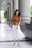 Áo cotton nâu dún hông tay lỡ SM618