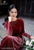 Áo dài nhung nguyệt cát AD44