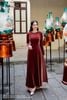 Áo dài nhung nguyệt cát AD44