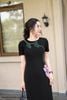 Đầm đen ôm chiêu dương DL944