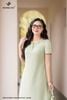 Đầm suông xanh matcha DL995