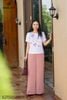 Áo trắng hoa thanh liễu SM848