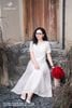 Áo croptop kem thêu tay SM864