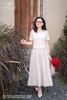 Áo croptop kem thêu tay SM864