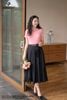 Áo cotton hồng đào cộc tay SM892